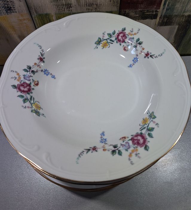 Talerz obiad zestaw porcelana Włocławek