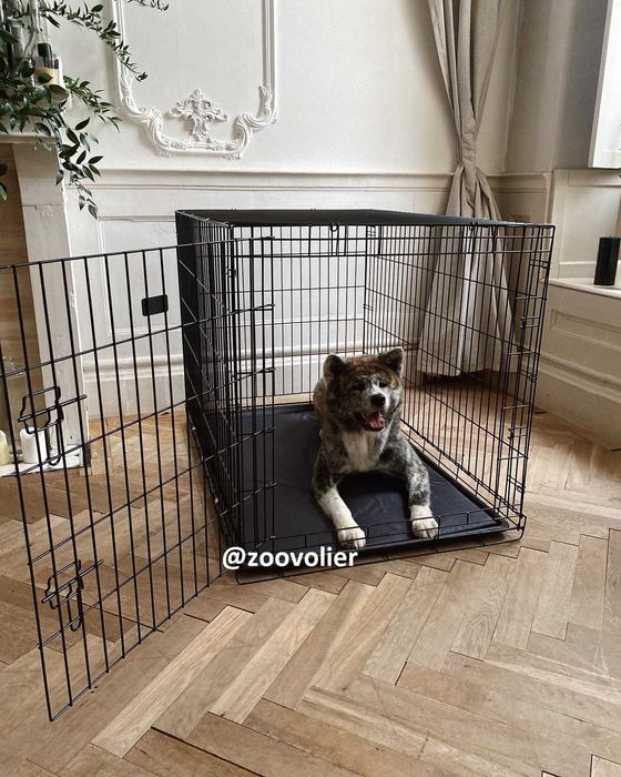 Клетка клітка S-XXL переноска место для собак щенка на вырост