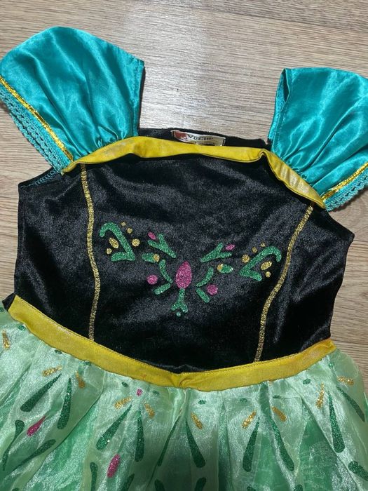 Платье принцесса анна холодное сердце 4-5-6 лет