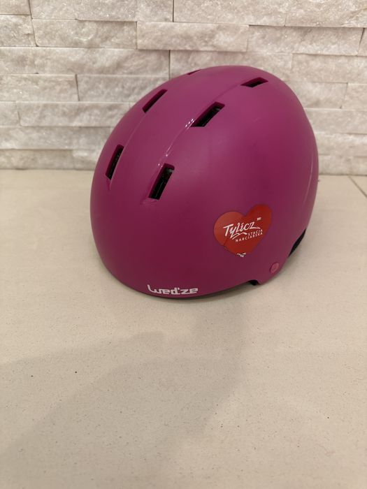 Kask narciarski Wedze różowy dla dziewczynki 48-52cm