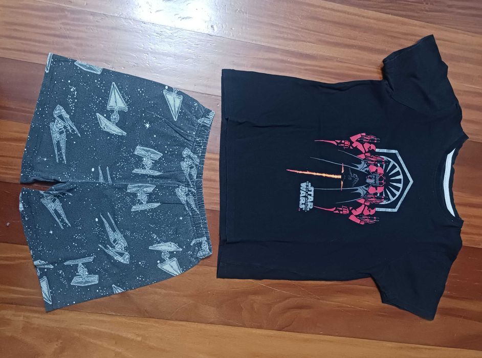 Conjunto de 2 pijamas para criança - 8/9 anos