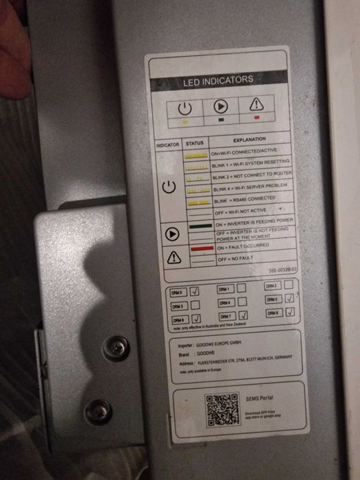 Inwerter 10kW GoodWe GW10KT-DT seria G2 trójfazowy WIFI