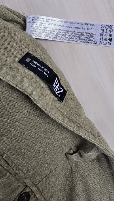 Spodenki szorty ZARA rozm.38 ( 50% len)