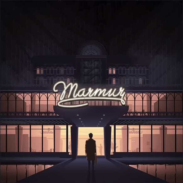 Obraz Płótno Canvas 60x60 Taco Hemingway - Marmur (Hotel Marmur)