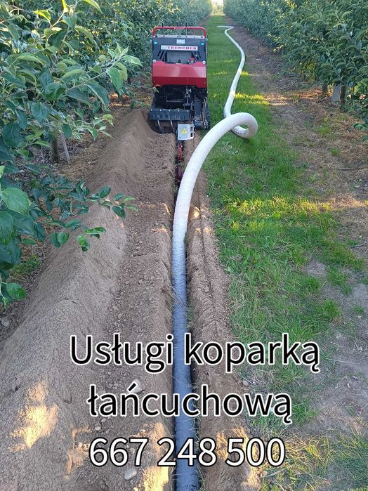 Usługi Glebogryzarką separacyjną Nawodnienie Ogródnicze Ogrodnik