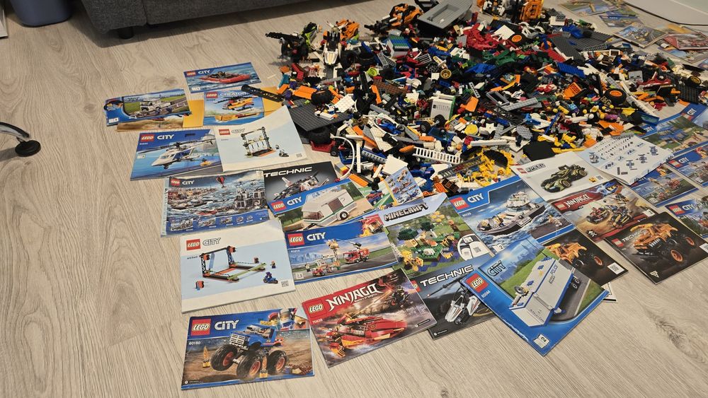 Duży zestaw klocków lego