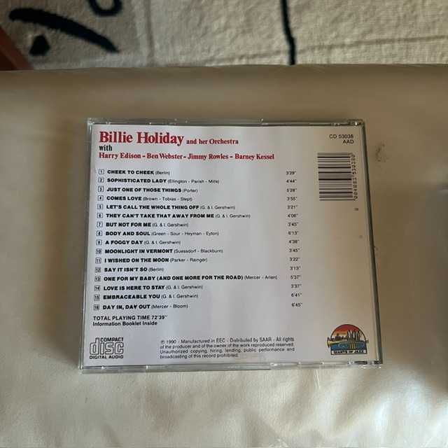 Billie Holiday: and Her Orchestra CD Jazz