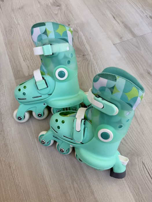 Роликові ковзани Yvolution Switch skates салатові 23-28 (YR25G4)