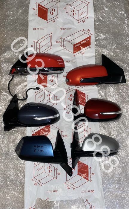 Зеркало Rav4 Corolla Prius Auris Avensis Highlander CHR IS NX RX CT UX