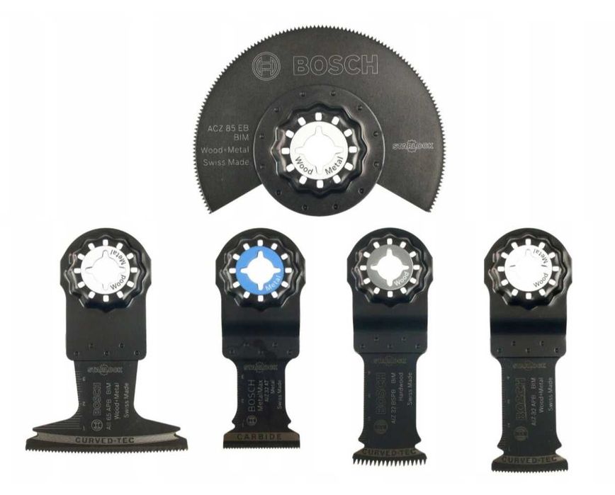 BOSCH Brzeszczoty STARLOCK 5-częściowy Osprzęt Do Drewna GOP/PMF BOSCH