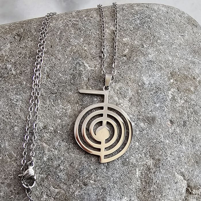 Colares Reiki "Cho Ku Rei" aço inoxidável