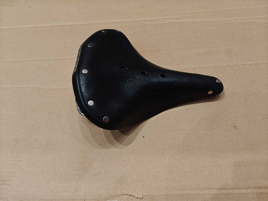 Siodełko skórzane BROOKS. Piękne ponadczasowe. Super stan.POLECAM [01]