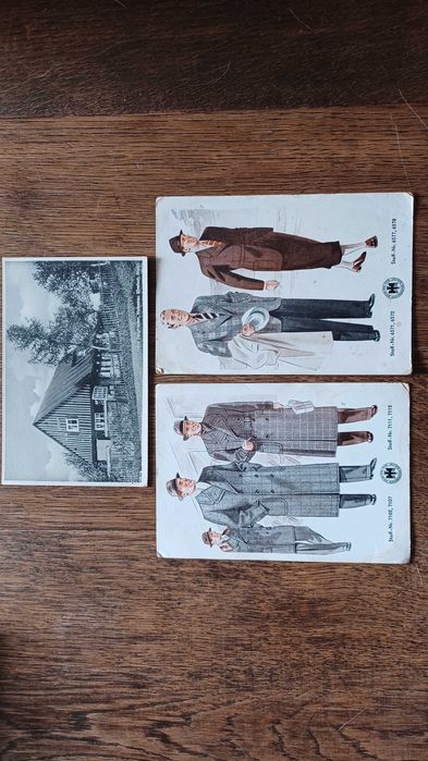 3 kartki pocztowe Moda III Rzesza plus Haus Stolzenau
