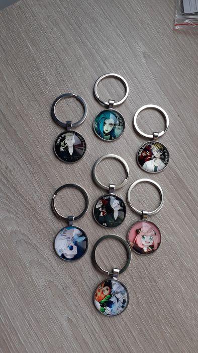 Porta chaves novos anime gojo, anya, arcane, Jinx, draken, killua