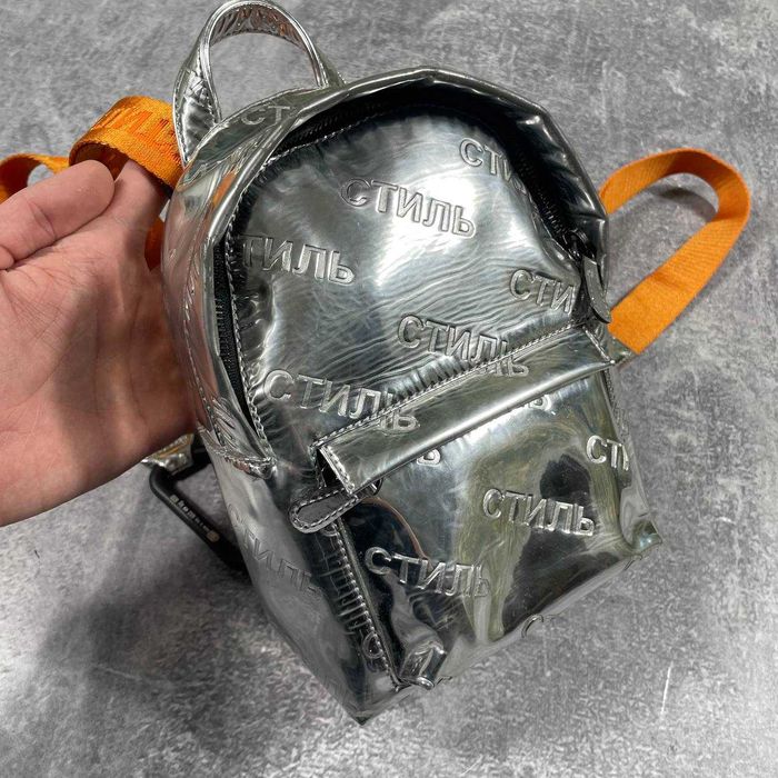 Оригинальный Рюкзак Heron Preston Metallic СТИЛЬ