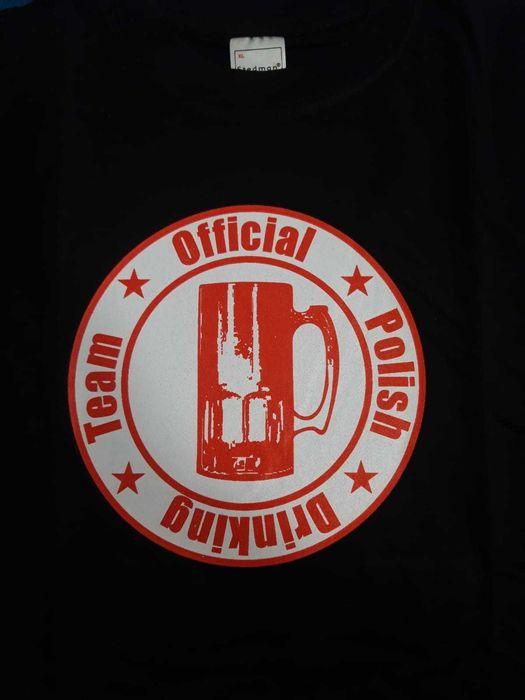 r. XL zestaw NOWE T-shirty: Polish Drinking Team i Modern warefare