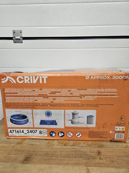 Basen ogrodowy Crivit