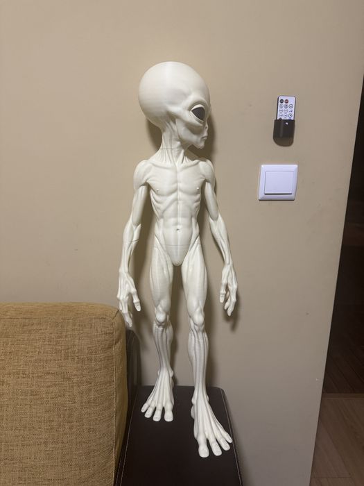 Estátuas de alien grande formato, muito real