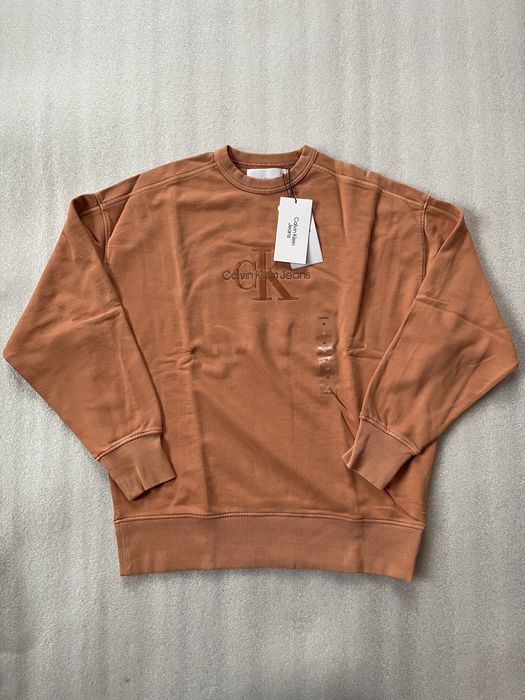 Кофта calvin klein свитшот (ck relaxed mono sweatshirt) c америки m,l