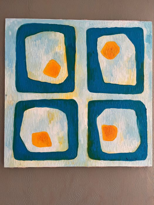 Картина 90 х 90 см Абстракція