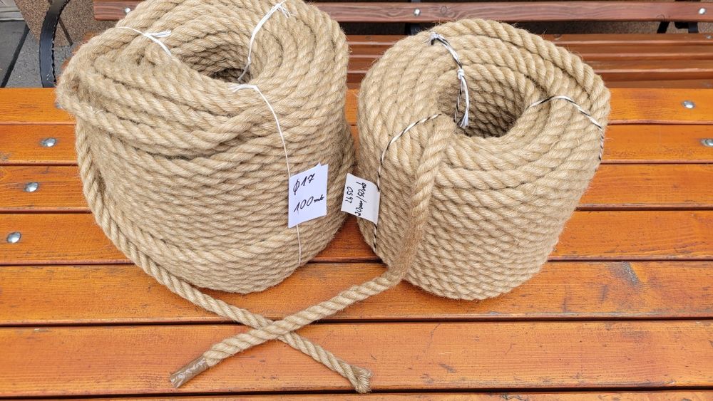 LINA JUTOWA fi 10,12,fi 15,fi 17,fi 20 Powróz Sznur PROMOCJA