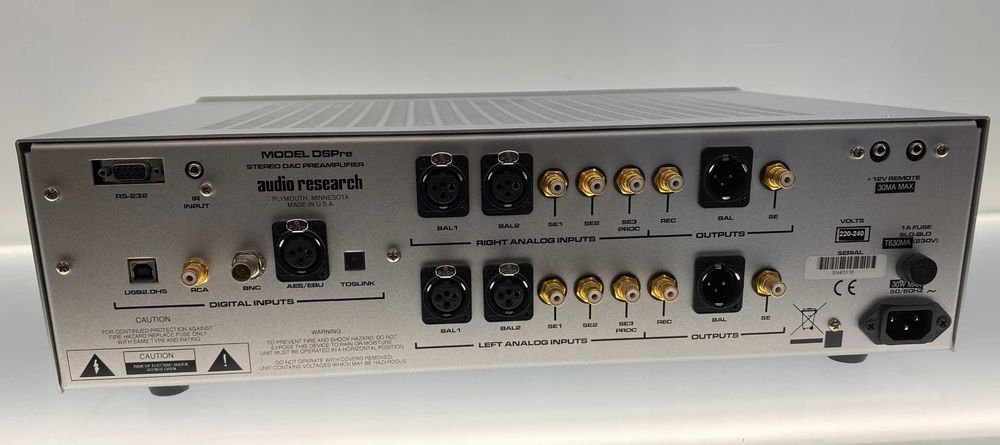 Audio Research DSPre Definition Series Preamp