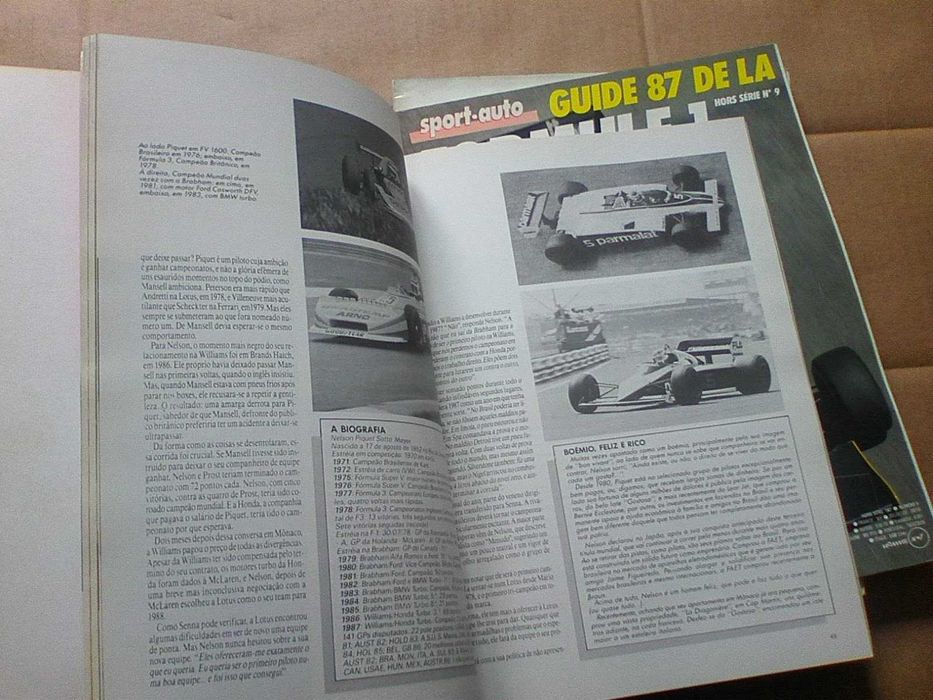 Conjunto livros / revistas formula Um