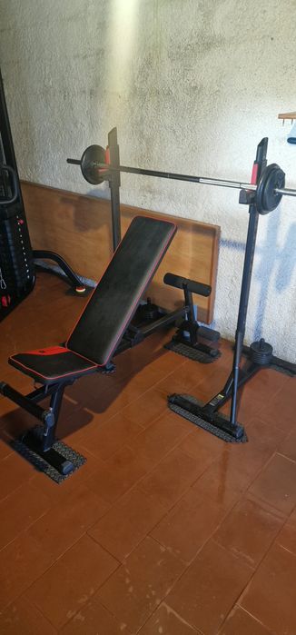 Conjunto banco musculação