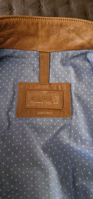 Blusão pele Massimo  Dutti