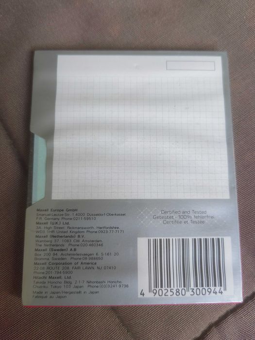 disquette 3 polgadas nova selada