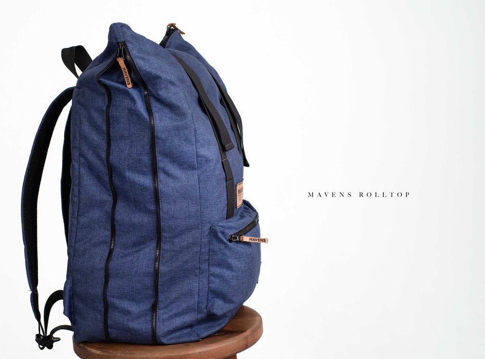 Mochilinha Mavens Rolltop para bagagem de mão,Ryanair Wizzair 40x20x25