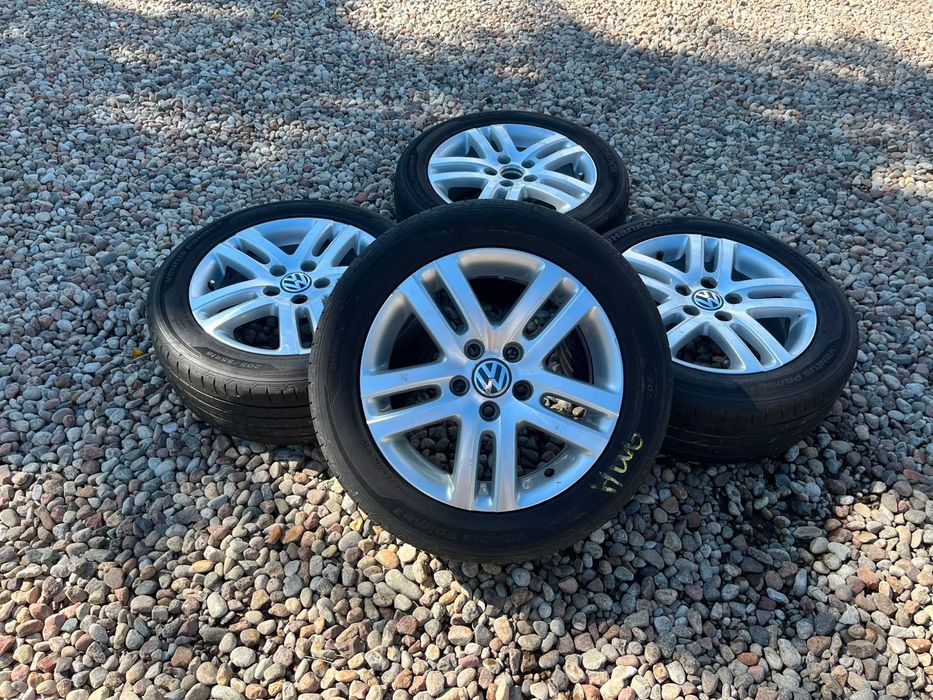 **Oryginalne koła VW Atlanta 16” 5x112 ET50 + Hankook 205/55 R16 – Golf Touran**