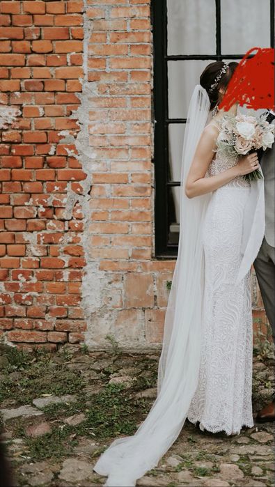 Welon katedralny 2,5m śmietankowy