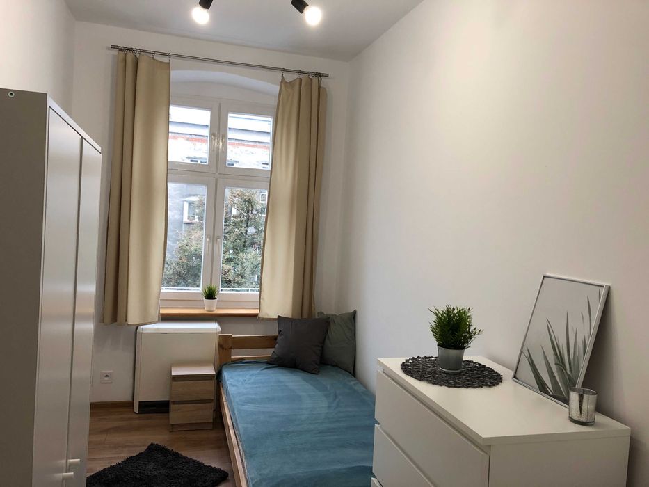Pokój jednoosobowy | Nowowiejska | Plac Grunwaldzki