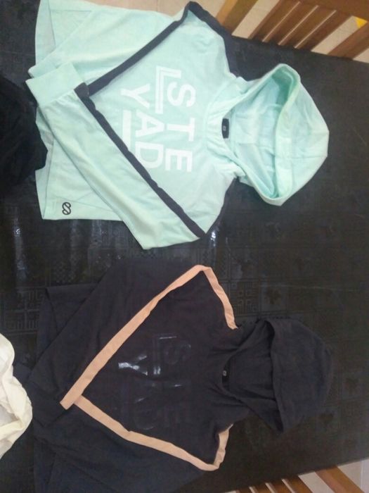 Camisolas com Capuz (Fila e Silver) tamanho S Originais