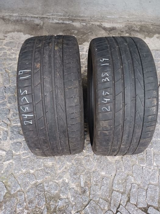 Vendo pneus semi-novos 245/35/19 Hankook