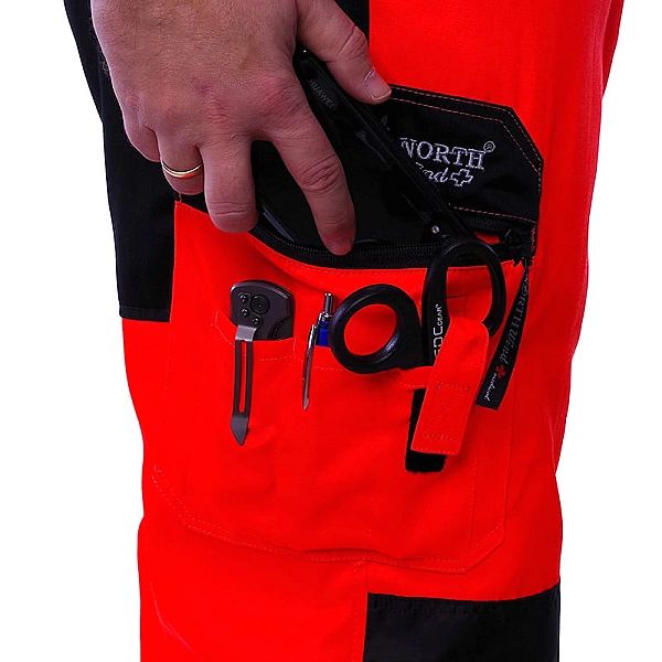 Spodnie ratownicze letnie elastyczne FLEXI North-Wind PRM-23 FLUO (XXX