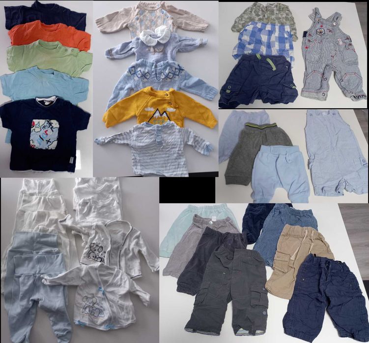 Conjunto de roupa para bebé 0 a 12 meses (12 a 100 peças)