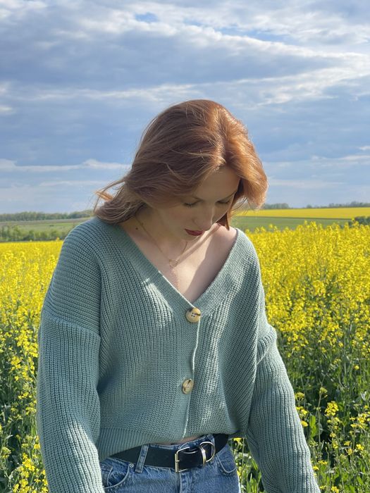 Кардиган вʼязаний