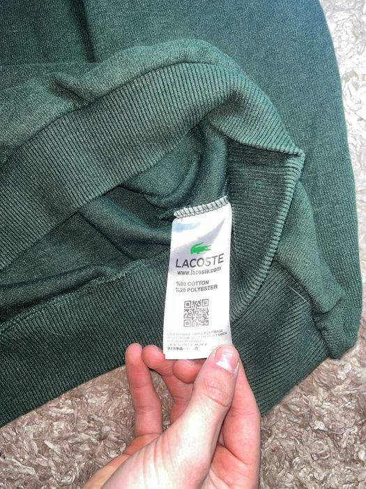 Кофта 1/3 zip lacoste