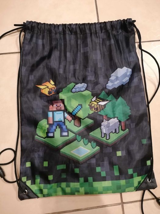 Minecraft plecak szkolny + worek