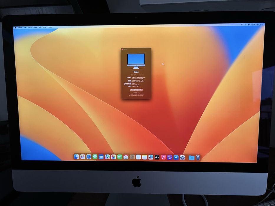 Apple iMac 27 5k 3.8GHz 64GB 2TB Fusion Radeon 8GB