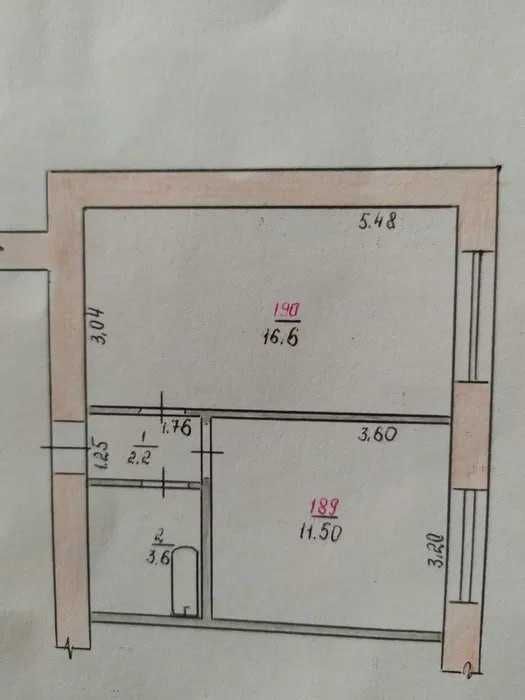 2 кімнатиГутрожиток на Шевченка зі своїм санвузлом