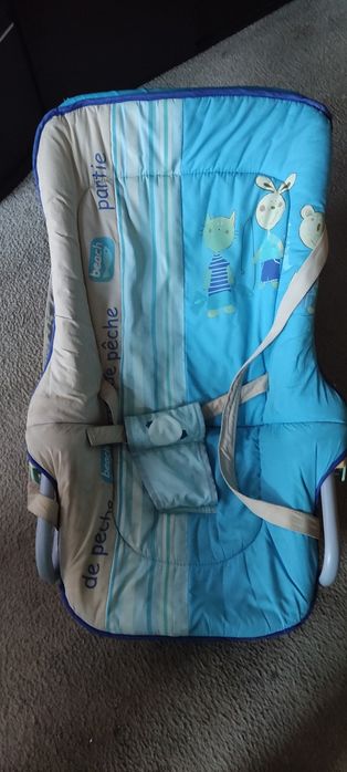 Leżaczek i owieczka zabawka