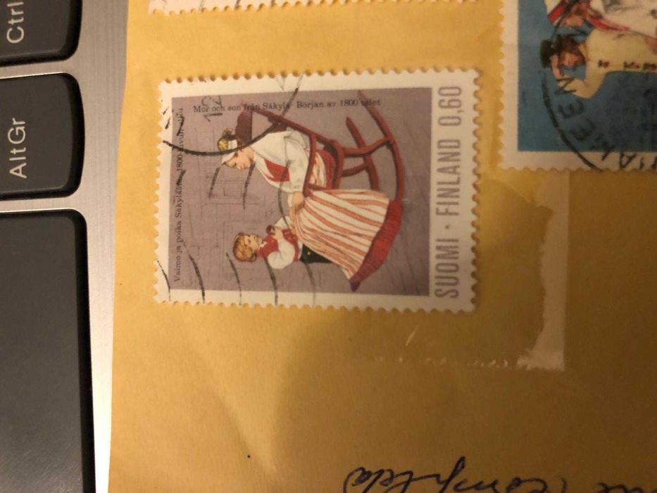 Costumes of Finland, 5 stamps, Stamp of Finland - 1973