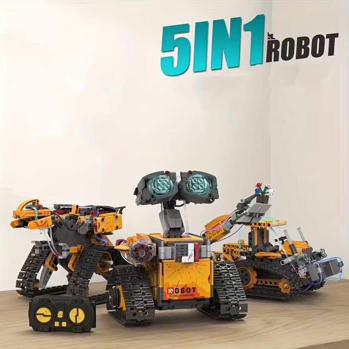 Великий конструктор Робот 5-в-1 на радіокеруванні (STEM-набір)