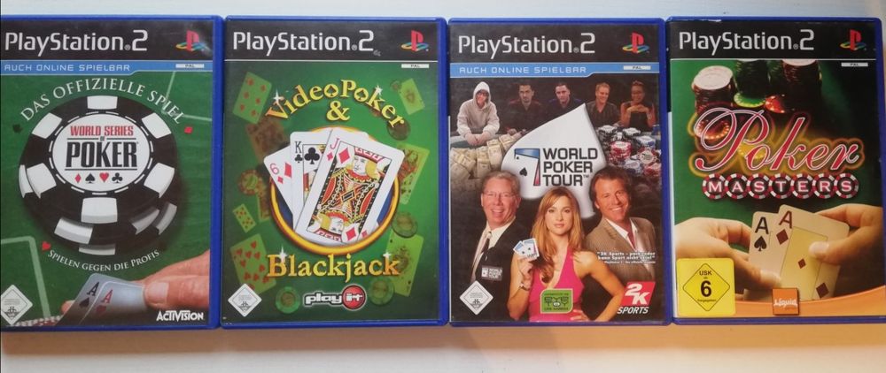 Poker ps2  4 szt.
