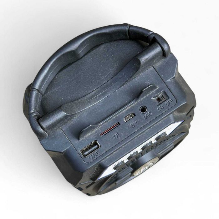 Coluna Portátil Bluetooth ML-328 com Rádio FM, USB e Luz LED – 5W