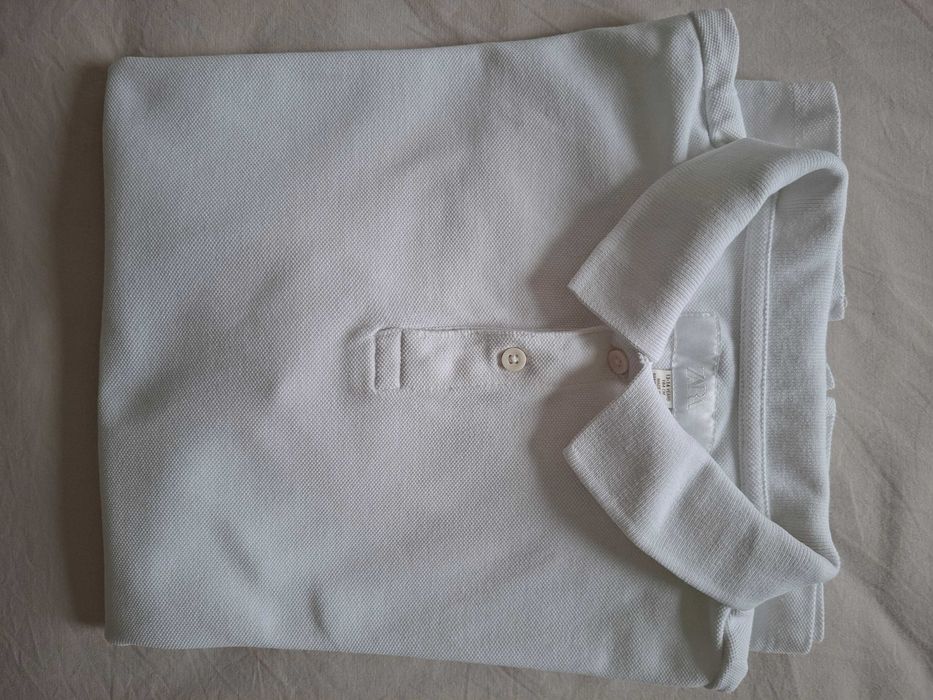 Białe polo Zara r. 164