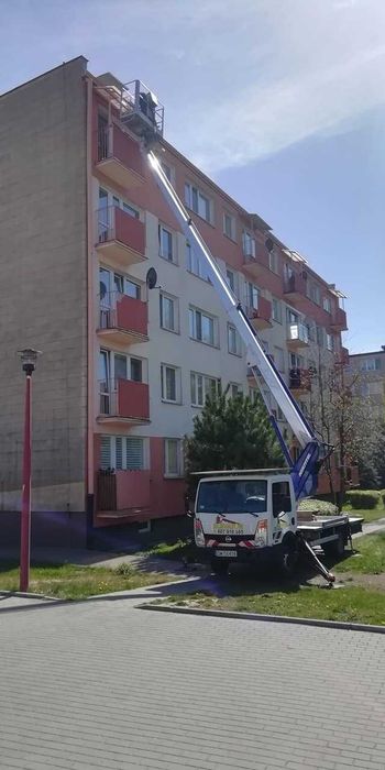 wynajem podnośnika koszowego zwyżka